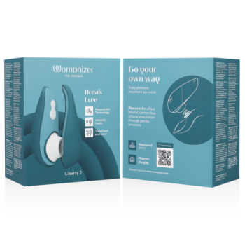 Liberty 2 Stimulateur de Clitoris et Aspiration Bleu
