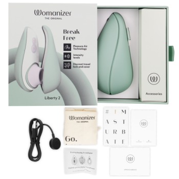 Liberty 2 Stimulateur de Clitoris et Aspiration Vert Clair