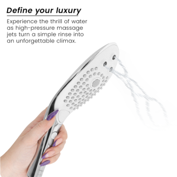 Pommeau de Douche Stimulant Clitorial Wave Chrome