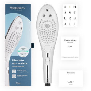 Pommeau de Douche Stimulant Clitorial Wave Chrome
