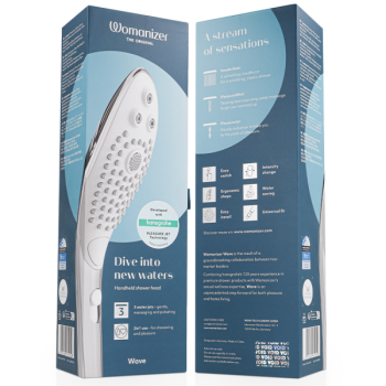 Pommeau de Douche Stimulant Clitorial Wave Chrome