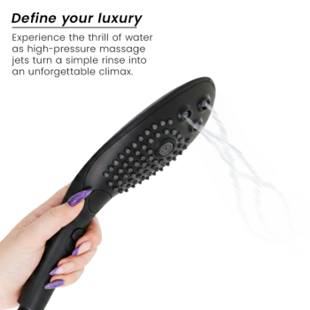 Pommeau de Douche Stimulant Clitorial Wave Noir