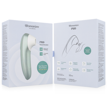 Stimulateur Clitorial Pro Vibrant Vert Sauge