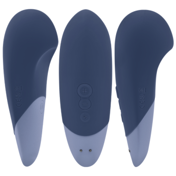 Vibe Lay-on Vibrateur Silencieux Bleu Foncé