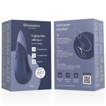 Vibe Lay-on Vibrateur Silencieux Bleu Foncé