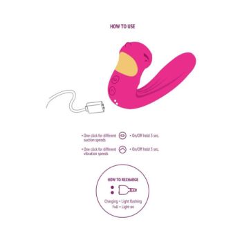 Stimulateur Celestial Love Vibe Fuchsia