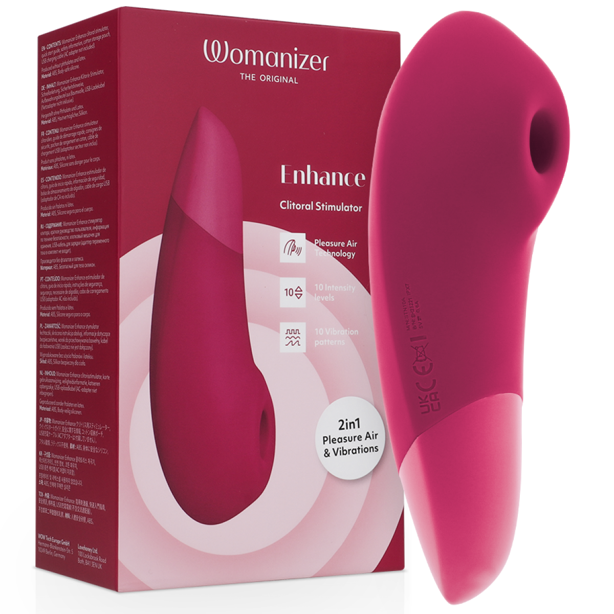 image Stimulateur Clitorial Améliorant Rose Vibrant