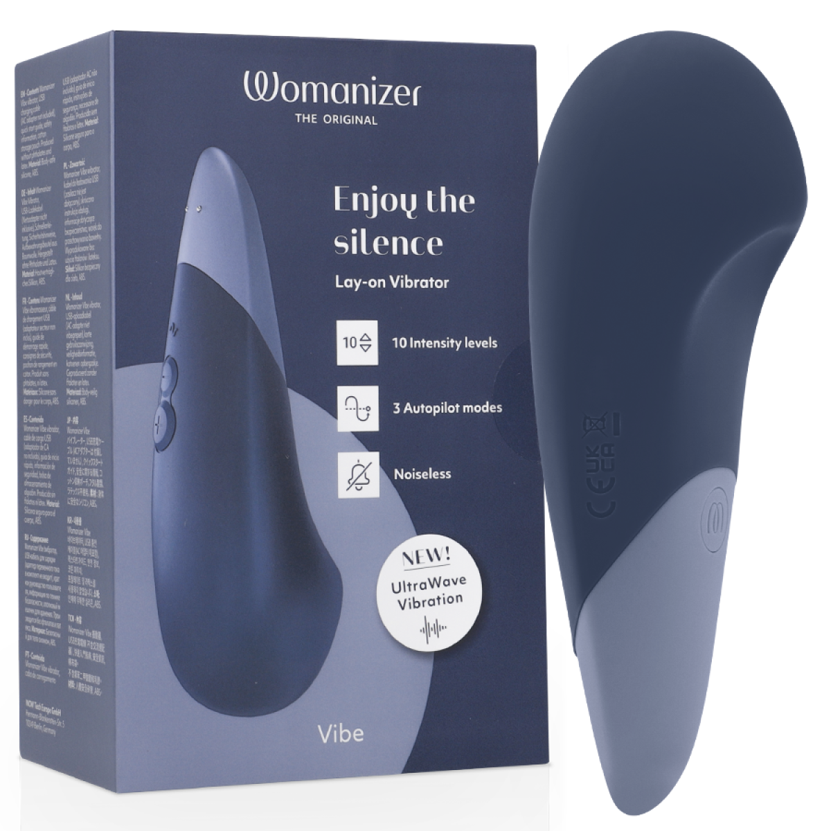 image Vibe Lay-on Vibrateur Silencieux Bleu Foncé