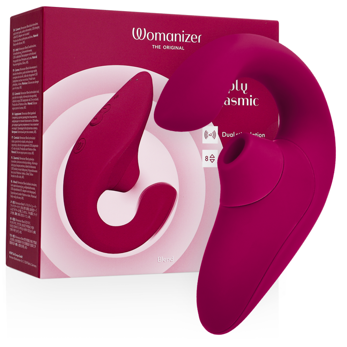 image Vibrateur Stimulateur Blend Rabbit Rose Vibrant