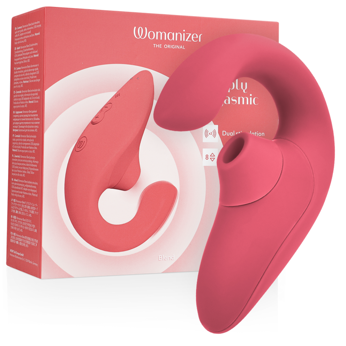 image Vibrateur Stimulateur Blend Rabbit Rose Vibrante