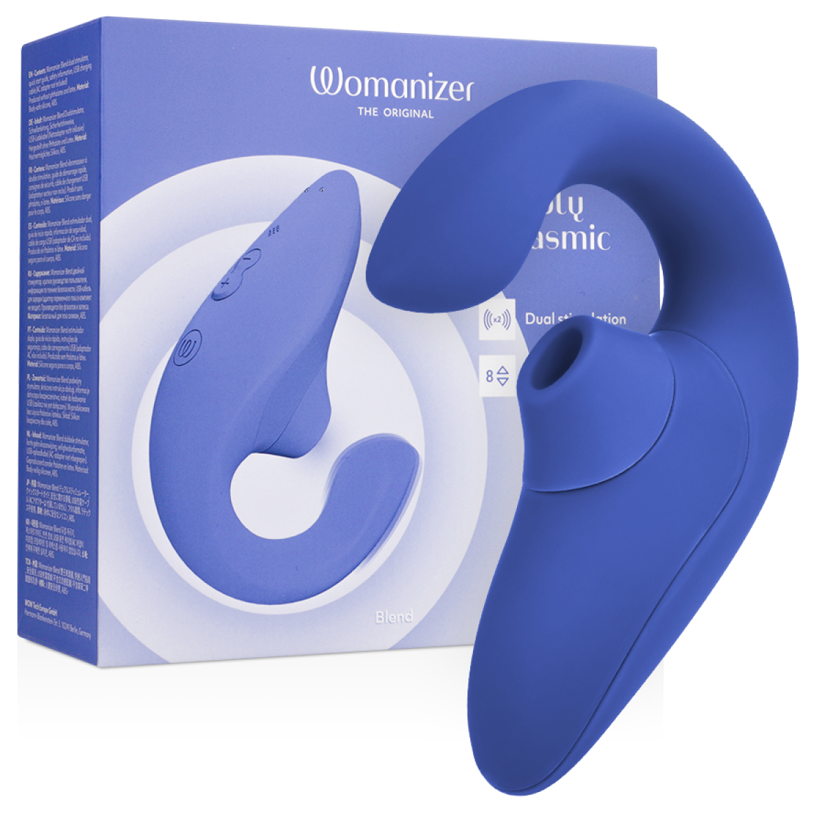 image Vibrateur Stimulateur Bleu Vibrant Bleu